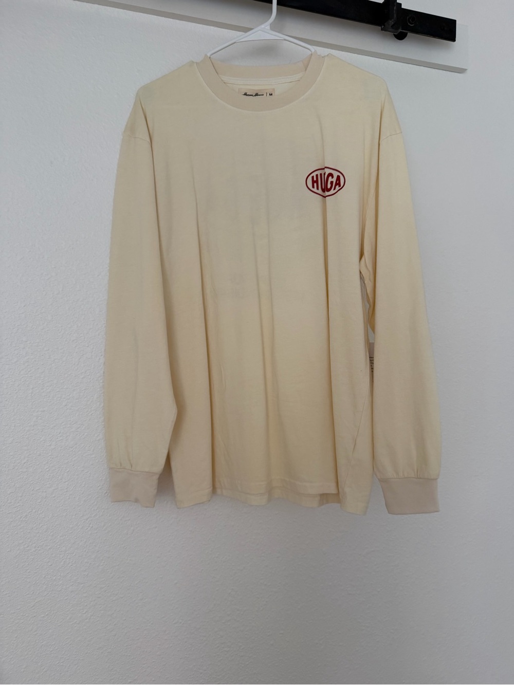 Logo Cream Long-Sleeve Tee